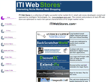 Tablet Screenshot of itiwebstores.com